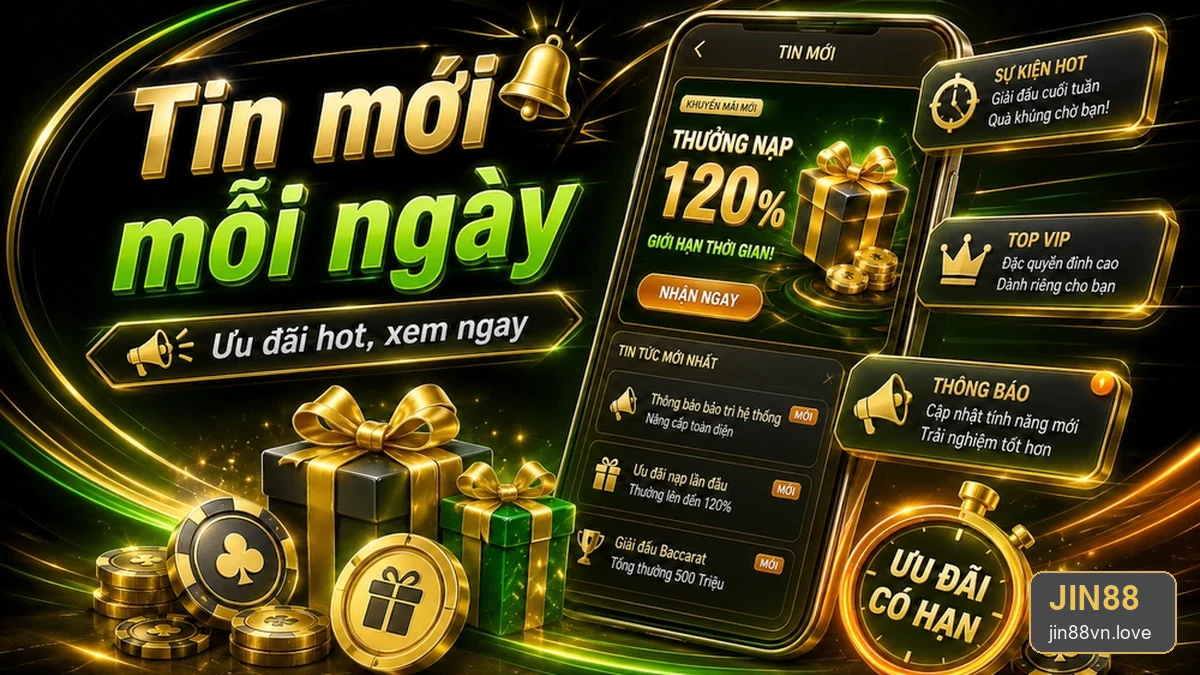 Khuyến Mãi JIN88: Kiểm Tra Thời Hạn, Đối Tượng Áp Dụng Và Giới Hạn Nhận Thưởng Trước Khi Đăng Ký – jin88vn.love