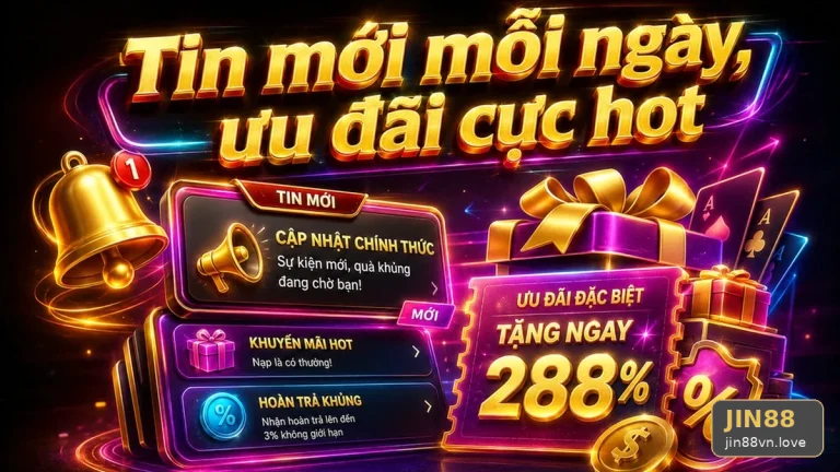 Khuyến Mãi JIN88 Tại jin88vn.love: Đọc Chi Tiết Giao Diện Tin Mới, Ưu Đãi Và Điều Kiện Nhận Thưởng – Kiểm Tra Trò Chơi Hợp Lệ Cùng Trường Hợp Bị Loại Trừ Qua Góc Tiếp Cận Thân Thiện